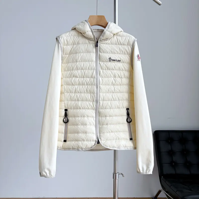 高級ブランドモンクレール Padded ジップアップ フーディ ダウンジャケット n級品 2色 mof81121