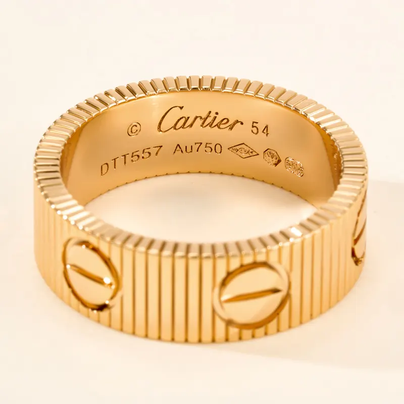 一目惚れ♪カルティエ n級品 LOVE ウェディング リング 18K 金 2色展開 kad00902