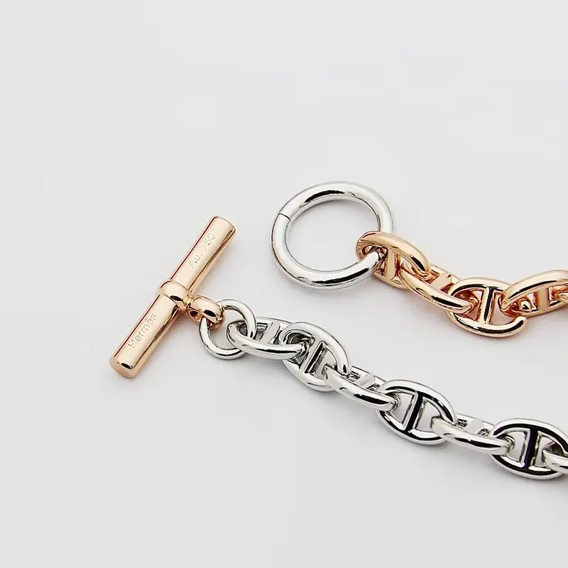おすすめ エルメス シェーヌダンクルPM コピー商品 ドゥブルトゥール ブレスレット