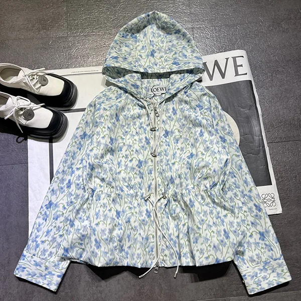 ロエベ☆フーデッド ジャケット 偽物(シルクブレンドタフタ)S359Y02XEJ S359Y02XEJ