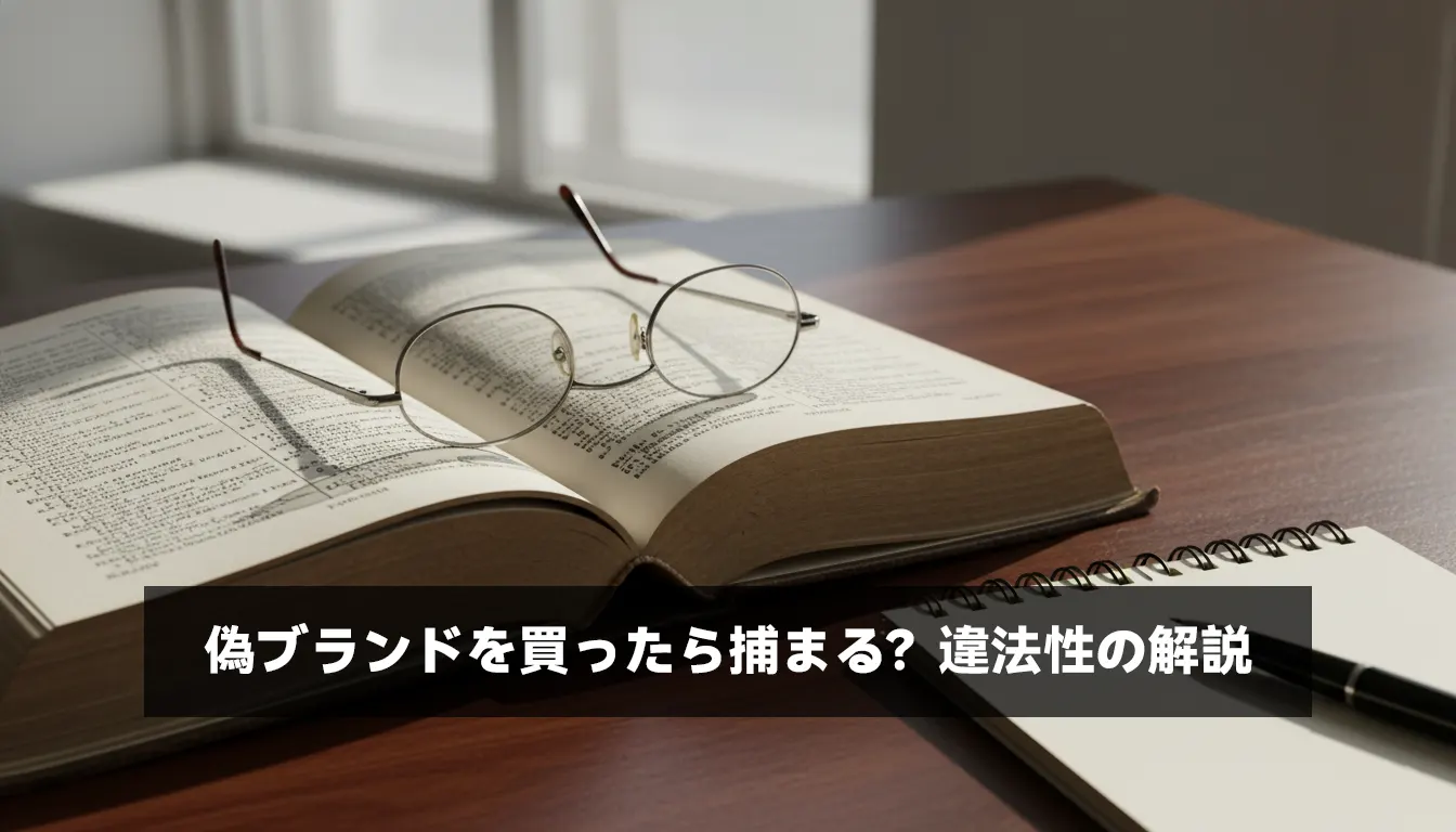 偽ブランドを買ったら捕まる?違法性の解説