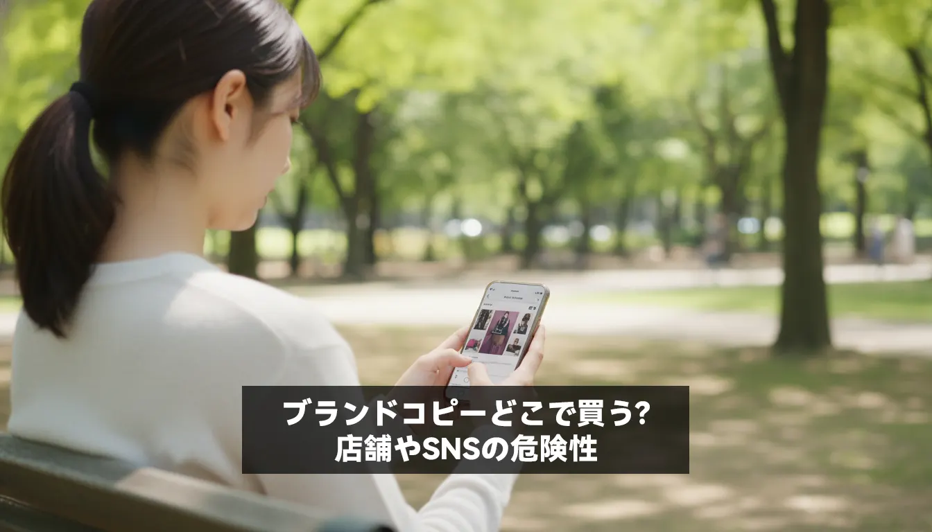 ブランドコピーどこで買う?店舗やSNSの危険性