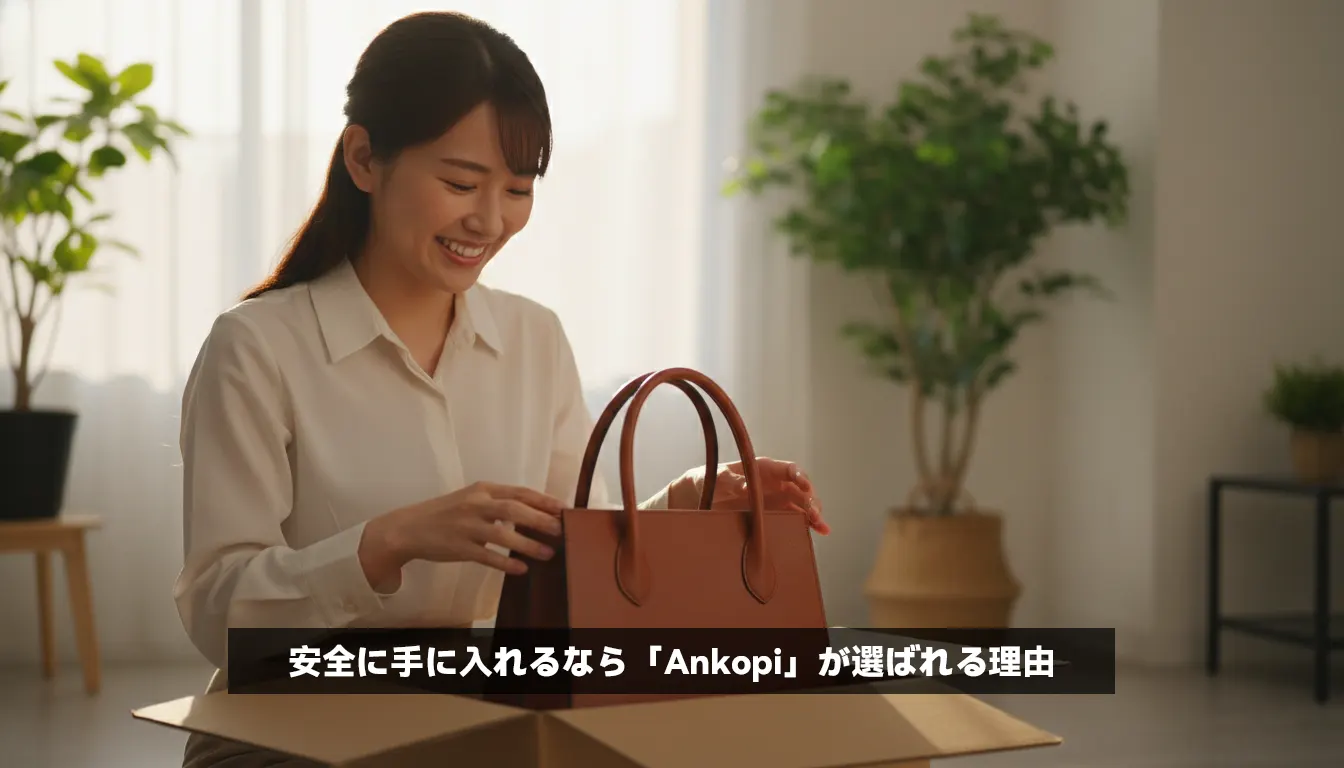 安全に手に入れるなら「Ankopi」が選ばれる理由