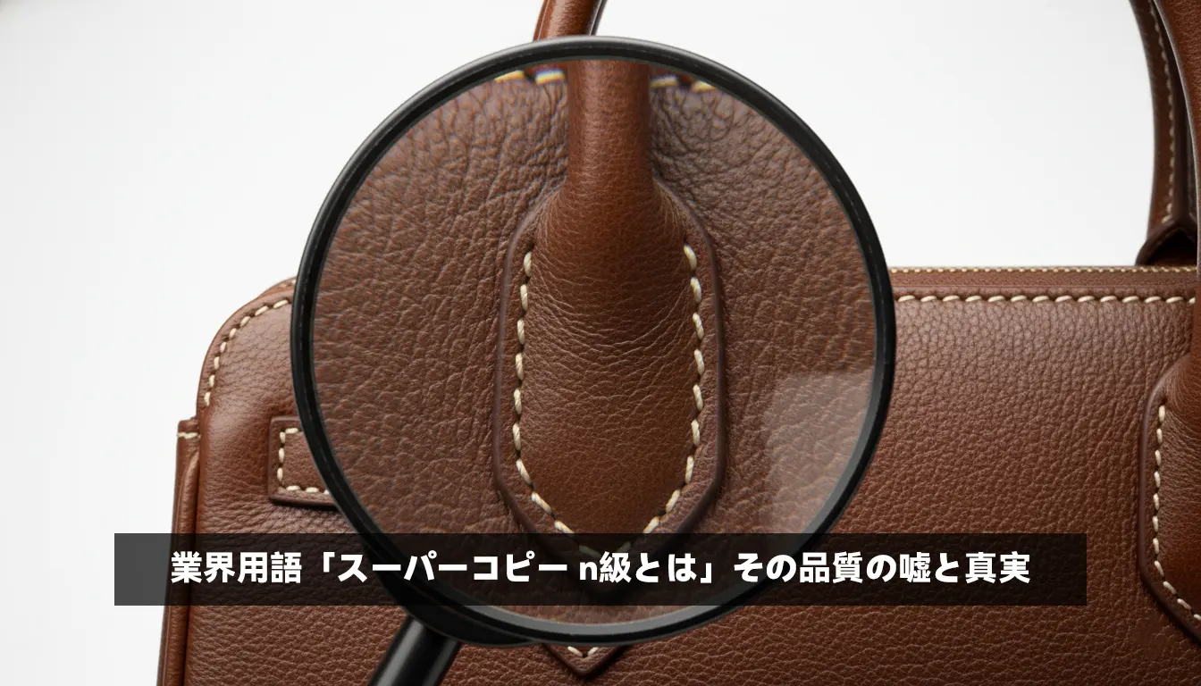 業界用語「スーパーコピー n級とは」その品質の嘘と真実