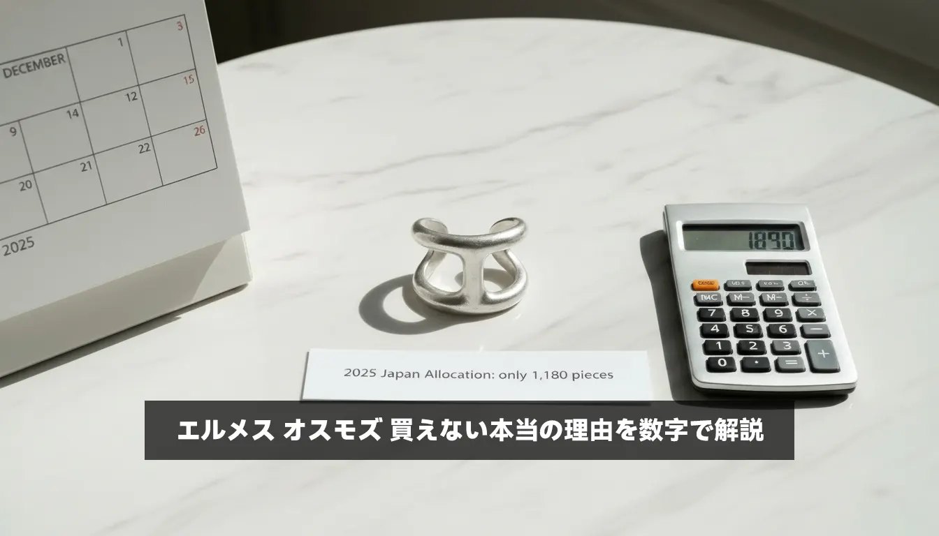 エルメス オスモズ 買えない本当の理由を数字で解説