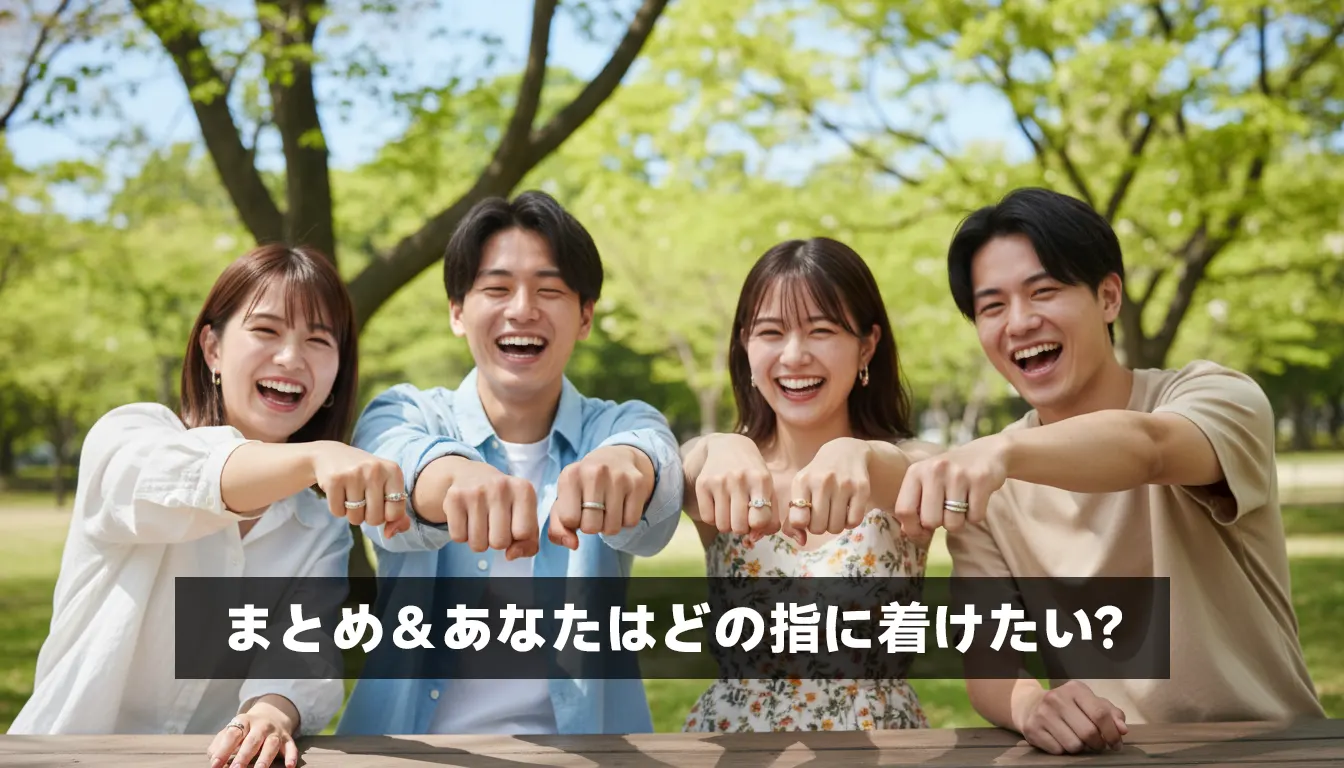 まとめ&あなたはどの指に着けたい?