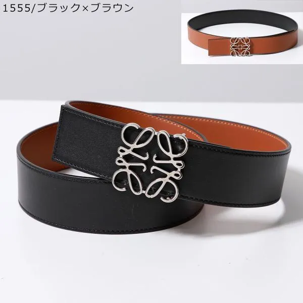 ロエベ ベルト スーパーコピー ANAGRAM BELT リバーシブル カラー6色 E619238X12
