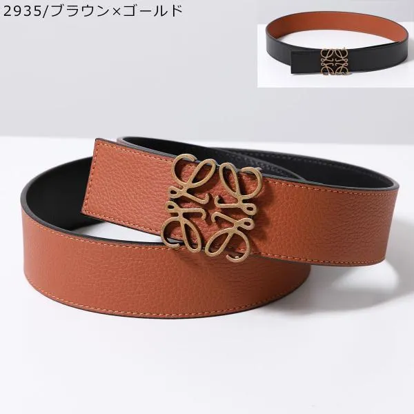 ロエベ ベルト スーパーコピー ANAGRAM BELT リバーシブル カラー6色 E619238X12