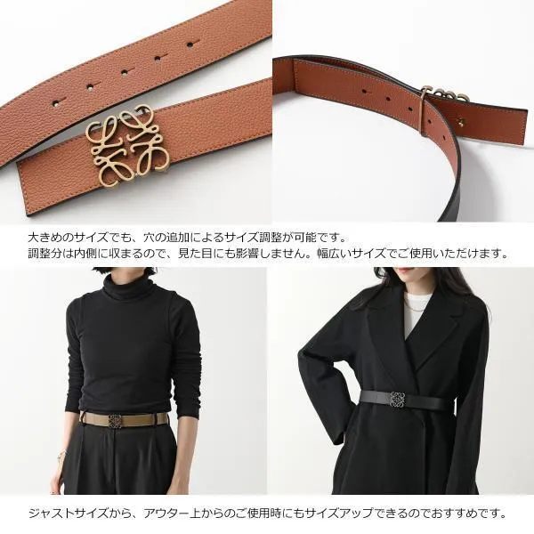 ロエベ ベルト スーパーコピー ANAGRAM BELT リバーシブル カラー6色 E619238X12