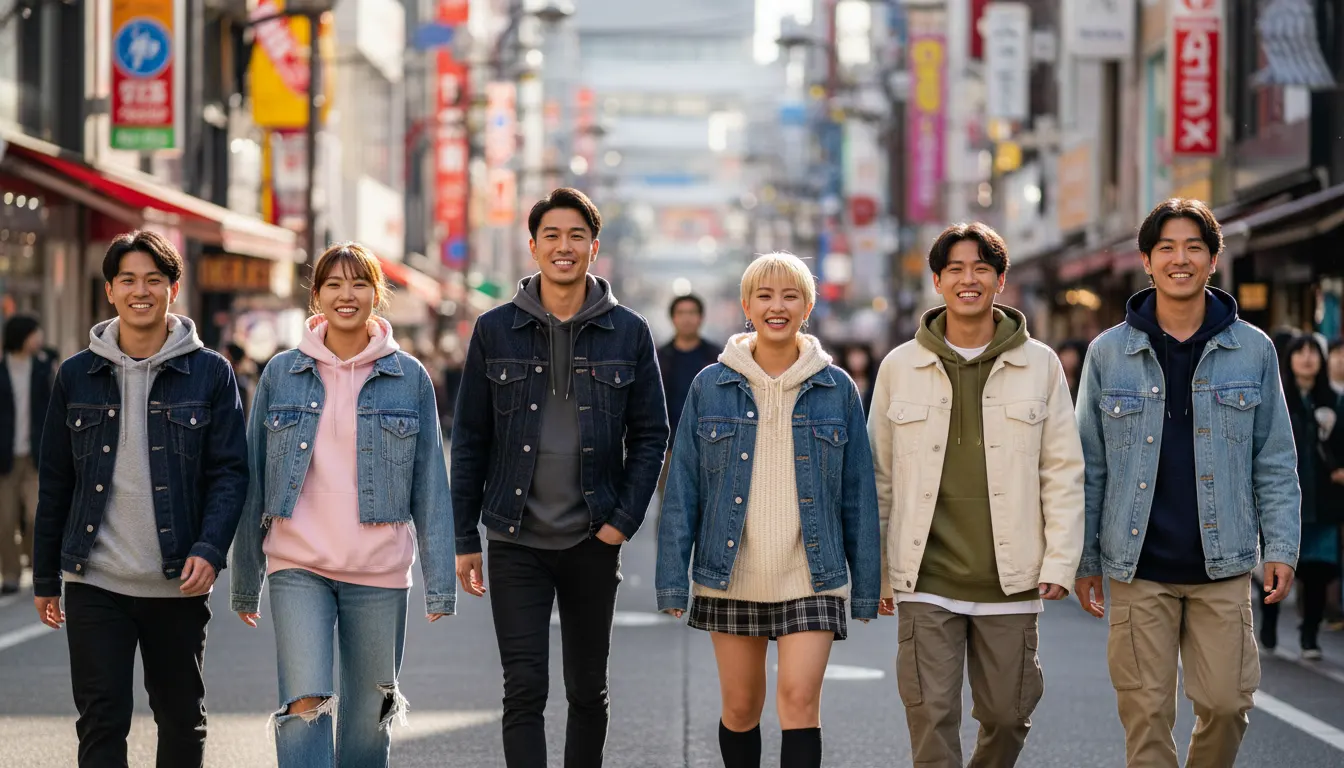 デニムジャケット×パーカーはもう「ダサい」じゃない