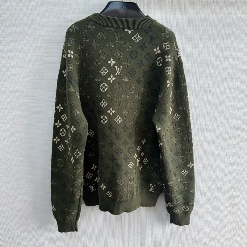 n級品 おすすめ ルイヴィトン モノグラム柄ウールカシミアセーター コピー 1AJBTL