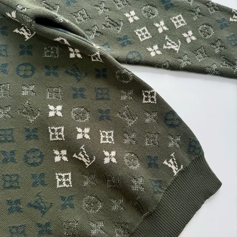 n級品 おすすめ ルイヴィトン モノグラム柄ウールカシミアセーター コピー 1AJBTL