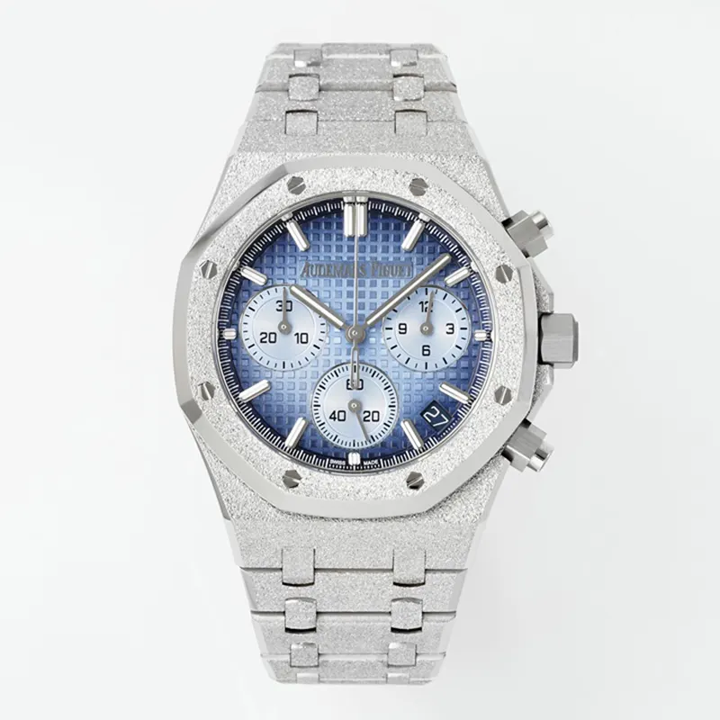 稀少オーデマ ピゲ n級品 ロイヤルオーク クロノグラフ フロステッド グレー文字盤 Odn17531