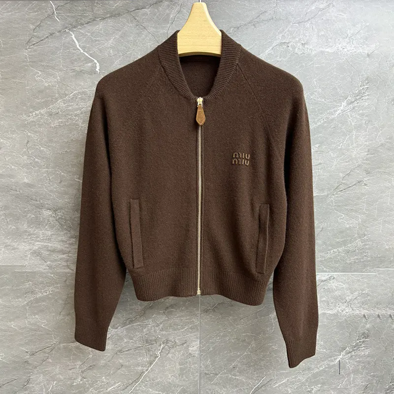 ミュウミュウ ストレッチカシミアカーディガン myh03834