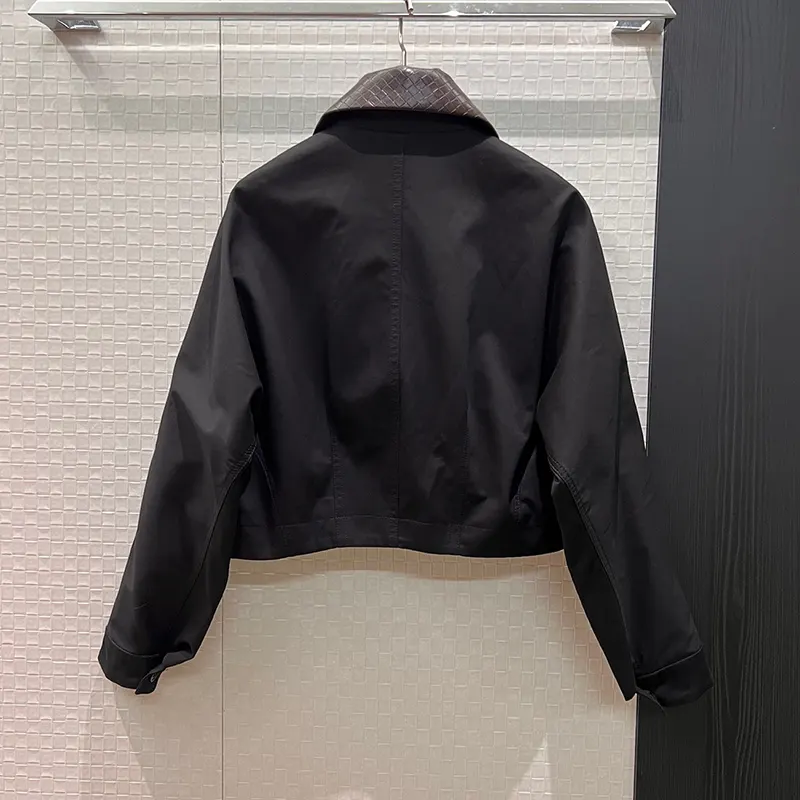 n級品 おすすめ ボッテガヴェネタ 偽物 ウール&コットン レザーポケット ジャケット 3色 boa38845