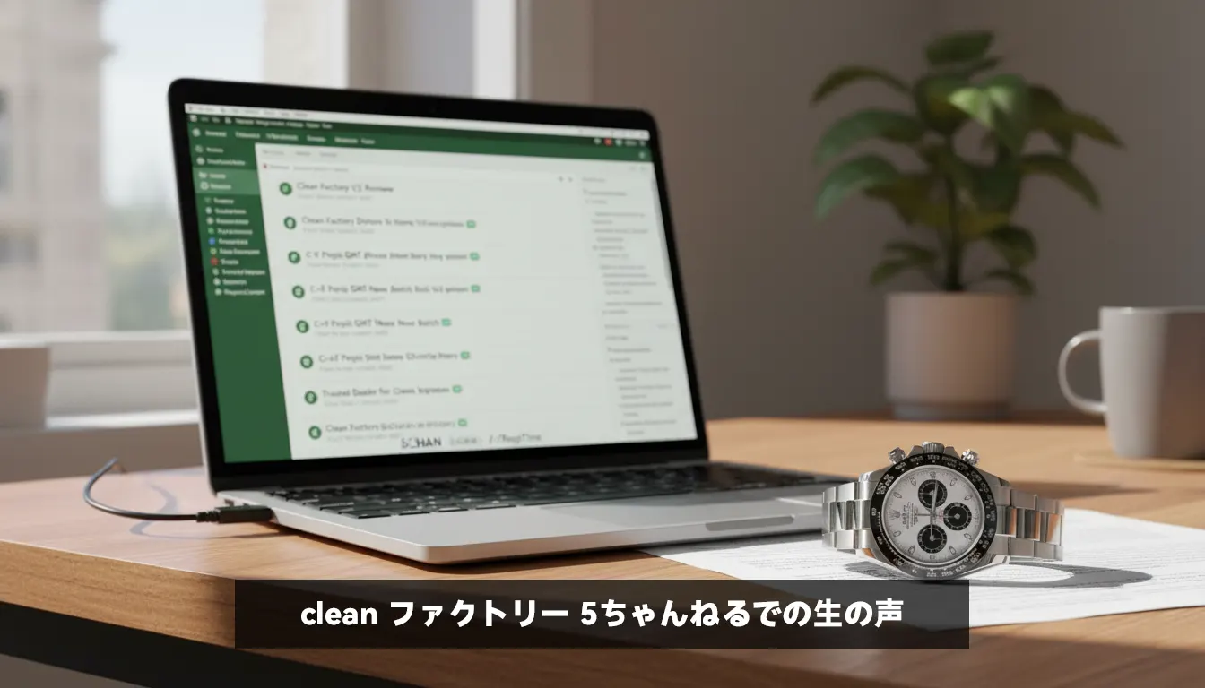 clean ファクトリー 5ちゃんねるでの生の声
