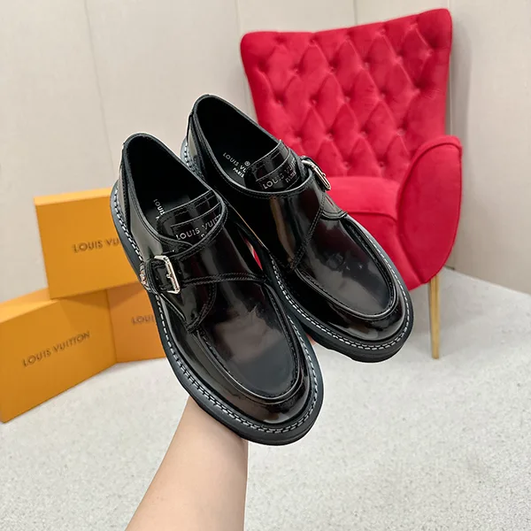 希少品 ルイヴィトン★Beaubourg ローファー 偽物 1ADA3 1ADA3