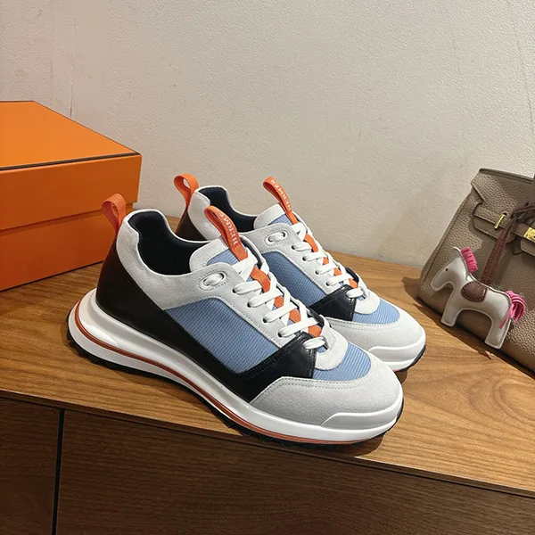 【都会的でモダンな印象☆】エルメス Leader スニーカー N級品 H252863ZH