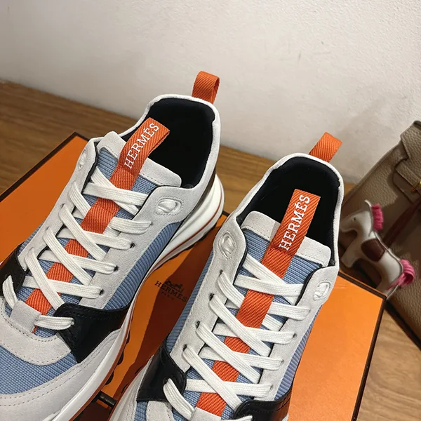 【都会的でモダンな印象☆】エルメス Leader スニーカー N級品 H252863ZH