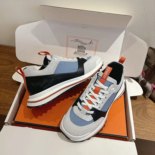 【都会的でモダンな印象☆】エルメス Leader スニーカー N級品 H252863ZH