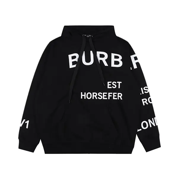 BURBERRY★ロゴ グラフィック コットン フーディ バーバリー ホースフェリー コットン パーカー