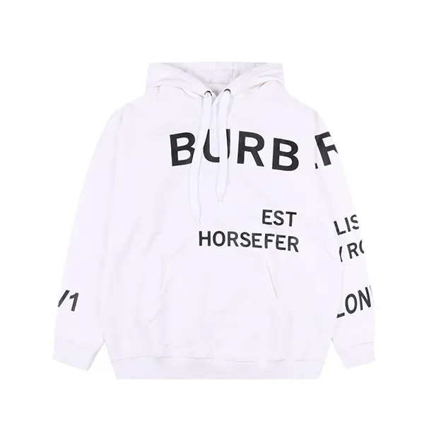 BURBERRY★ロゴ グラフィック コットン フーディ バーバリー ホースフェリー コットン パーカー