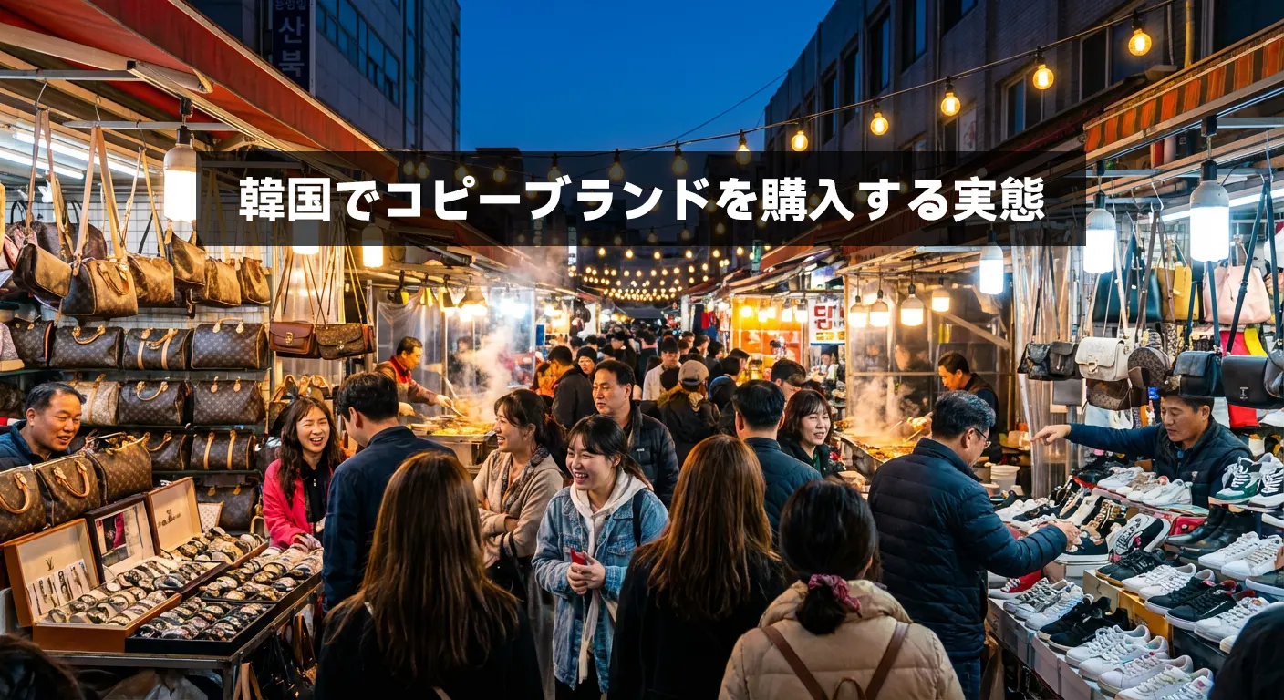 韓国でコピーブランドを購入する実態