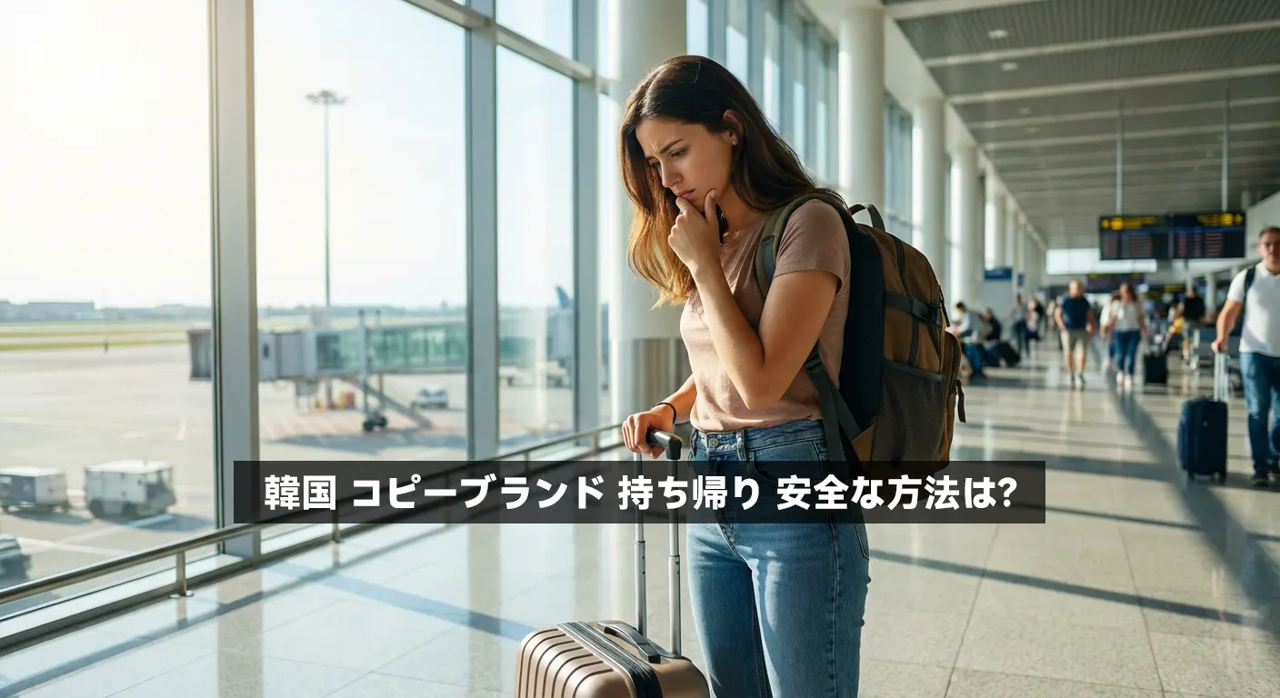 韓国 コピーブランド 持ち帰り 安全な方法は?