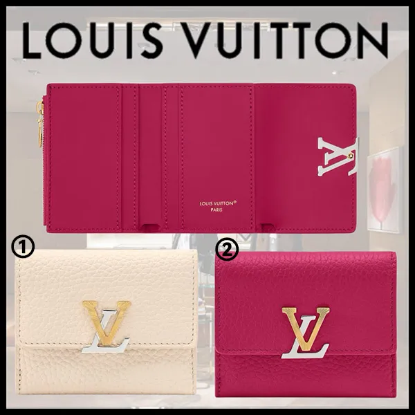 【大人可愛い♪】ルイヴィトン ポルトフォイユ・カプシーヌ XS 偽物 M26705