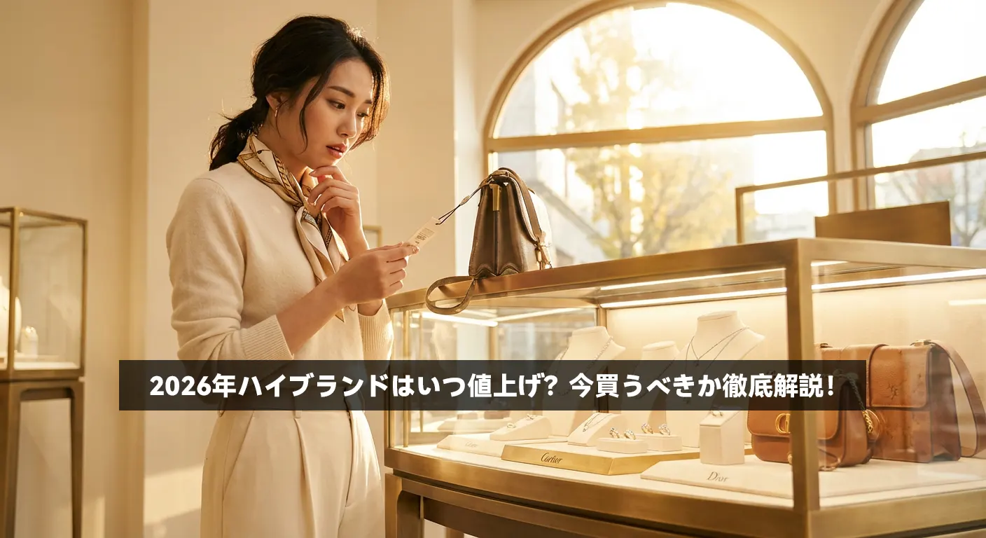 2026年ハイブランドはいつ値上げ?今買うべきか徹底解説!