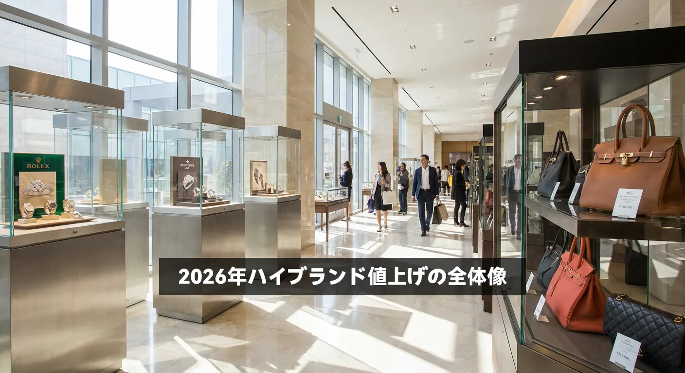 2026年ハイブランド値上げの全体像