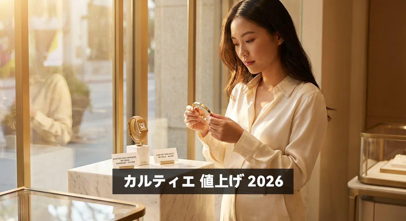 カルティエ 値上げ 2026と推移