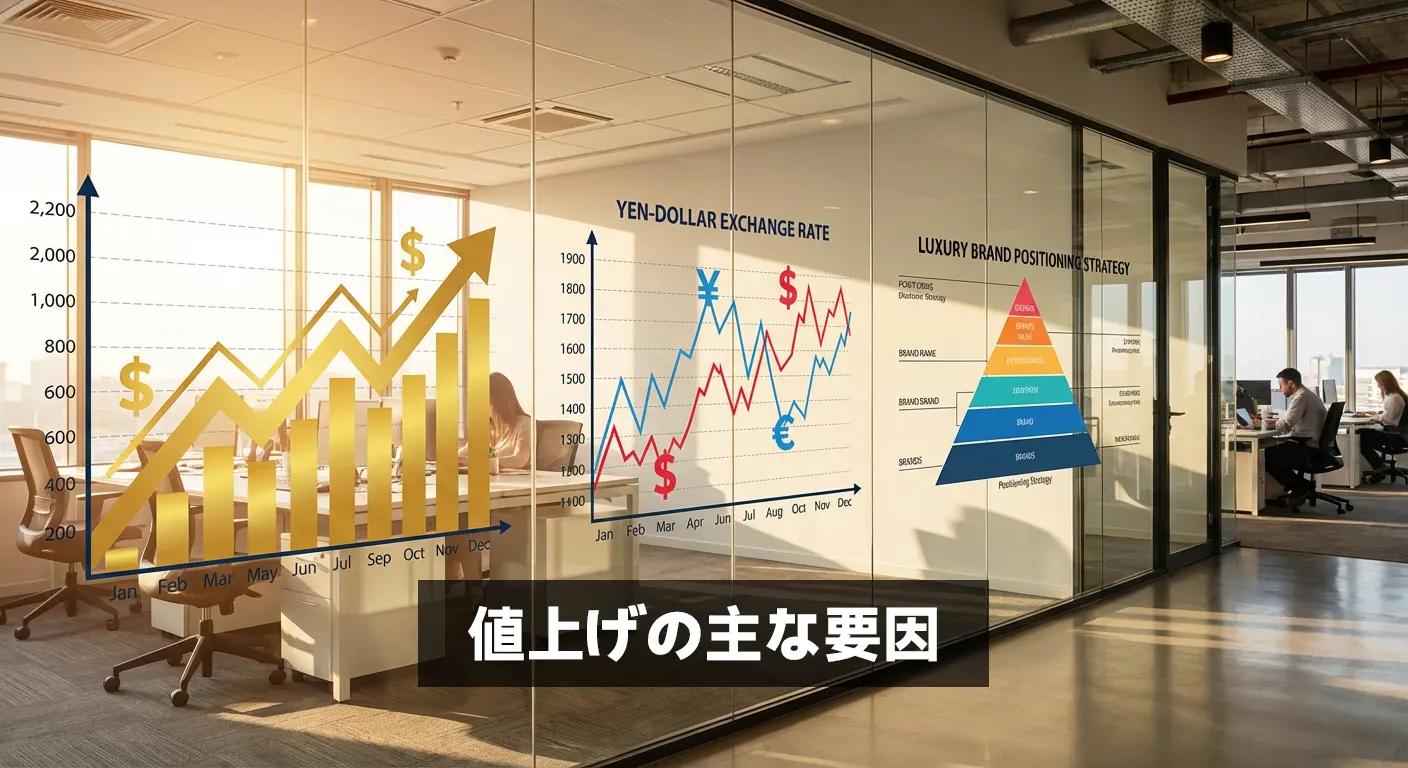 値上げの主な要因