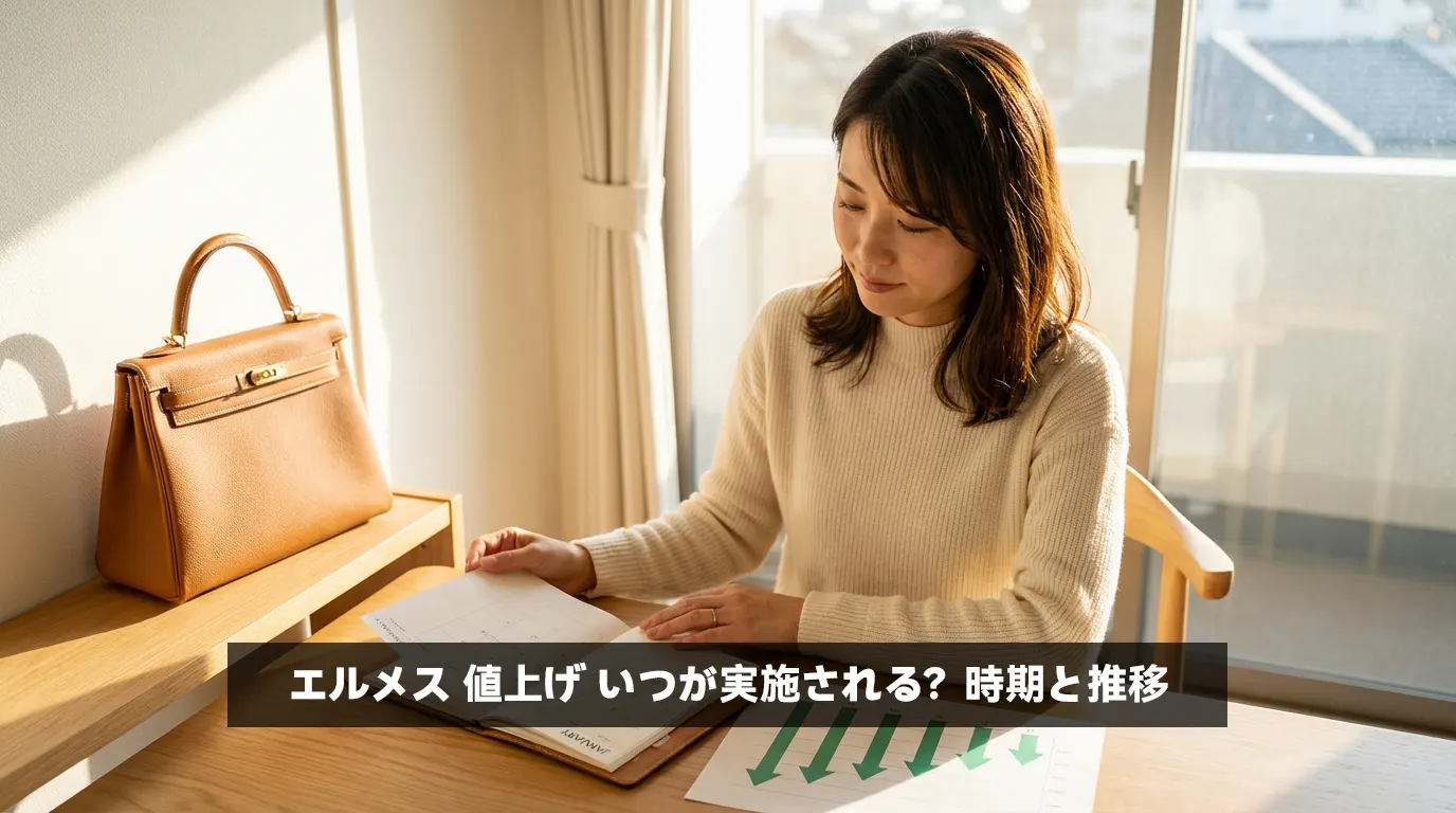 エルメス 値上げ いつが実施される？時期と推移