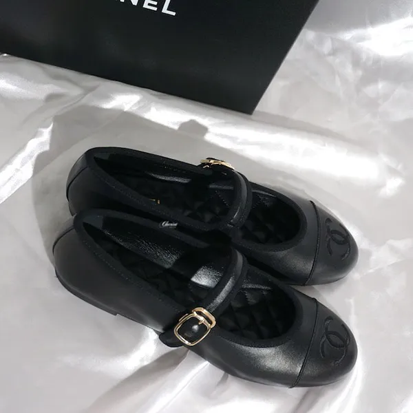 25S 上品フラット♡シャネル メリージェーン コピー G46467