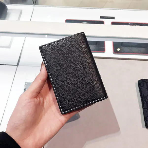 ★ディオール 偽物★ Saddle バーティカル 2つ折りカードホルダー 2ADCH