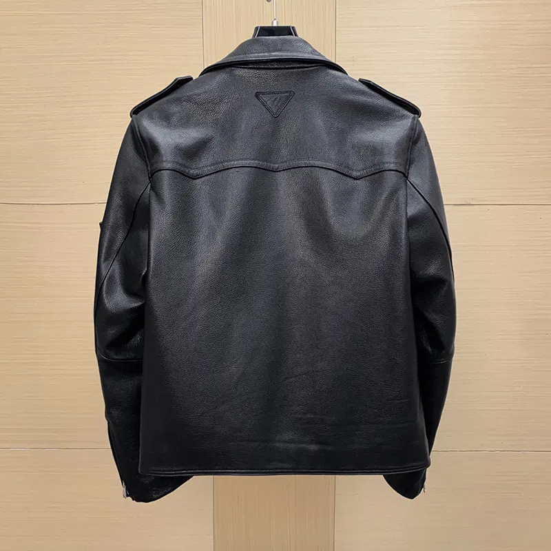 最新でオシャレ プラダ バイカー レザー ジャケット コピー商品 puv84232