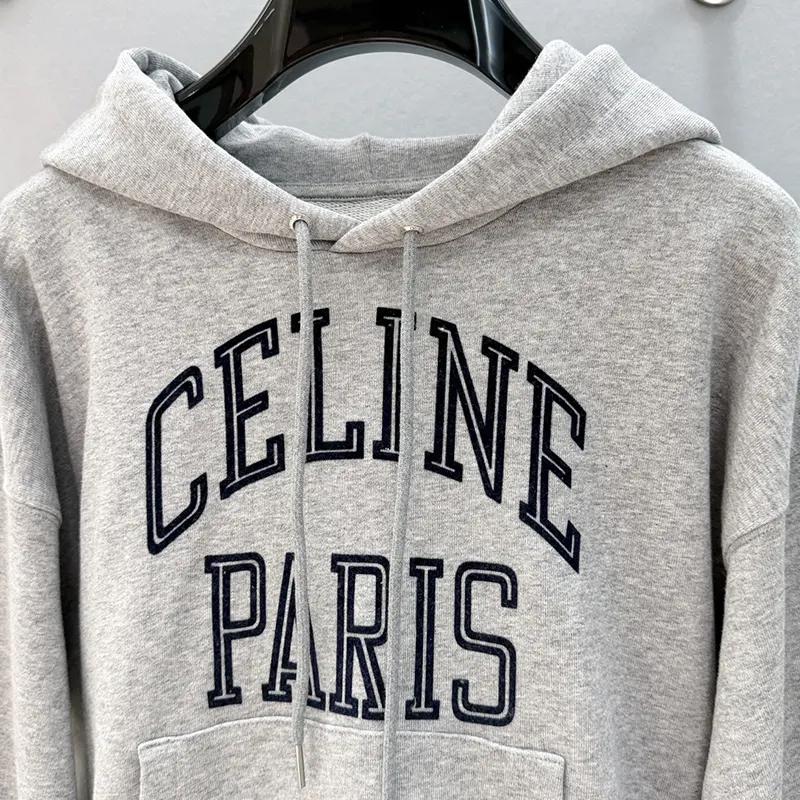 セリーヌ PARIS カレッジ クラックドエフェクトプリント パーカー パチモン Cew83972