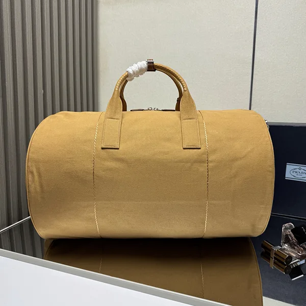 超人気♪プラダ リネンブレンド 偽物 ダッフルバッグ 2VC0512CX9F