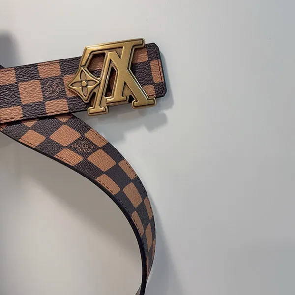 ルイヴィトン ベルト スーパーコピー・LV フラワー ダミエ 40MM vui40060