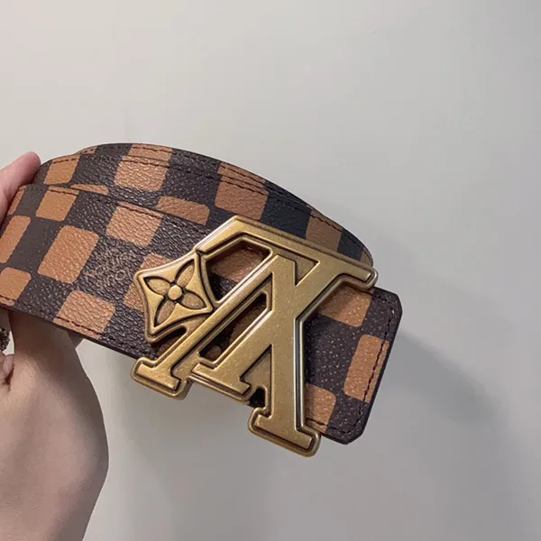 ルイヴィトン ベルト スーパーコピー・LV フラワー ダミエ 40MM vui40060