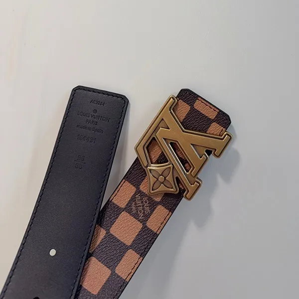 ルイヴィトン ベルト スーパーコピー・LV フラワー ダミエ 40MM vui40060