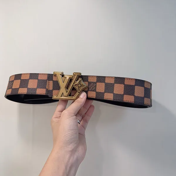 ルイヴィトン ベルト スーパーコピー・LV フラワー ダミエ 40MM vui40060