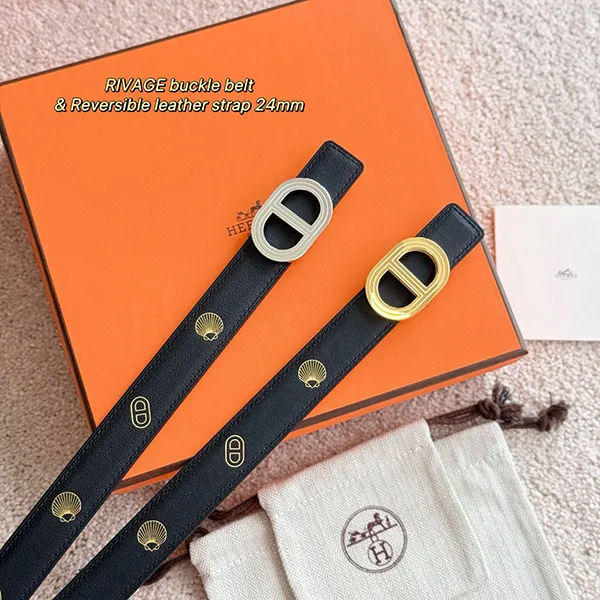 エルメス コピー マルトレ & リバーシブルベルト 《エルメス・シュール・メール》24 mm ベルトバックル 《リヴァージュ》 H075395CC0