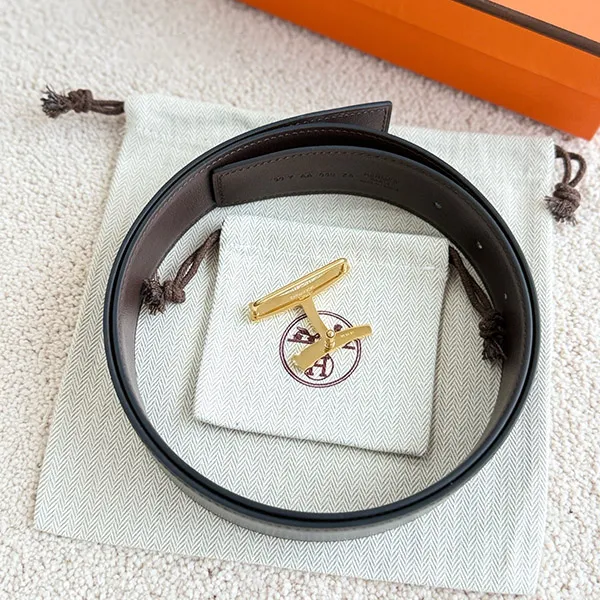 エルメスコピー ベルトバックル 《スクリプト》 & レザーベルト(キット) 38mm H011891UU83
