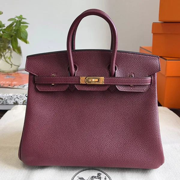 エルメス バーキン25cm スーパーコピー ルージュアッシュ/G金具 erw07188