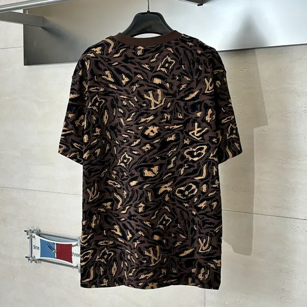 注目★ ルイヴィトン ジャカード Tシャツ 偽物 コットン vud47393