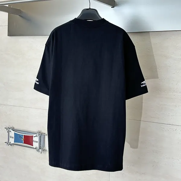 ギフトに最適 バレンシアガ n級品 3B SPORTS ICON SKI ロゴ刺繍Tシャツ bak83266