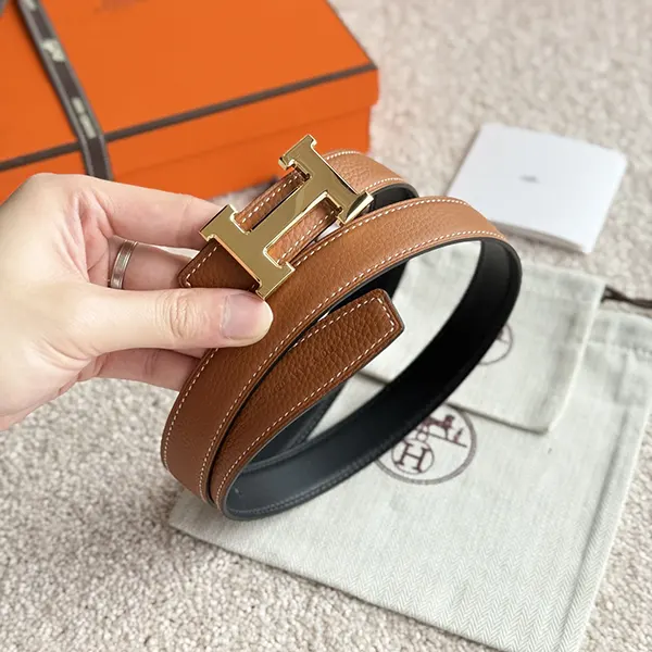 素敵な エルメス リバーシブルベルト ミニコンスタンス 24mm err34975
