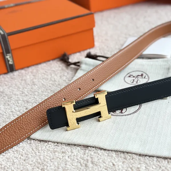 素敵な エルメス リバーシブルベルト ミニコンスタンス 24mm err34975